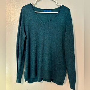 Soft Green V-Neck Sweater